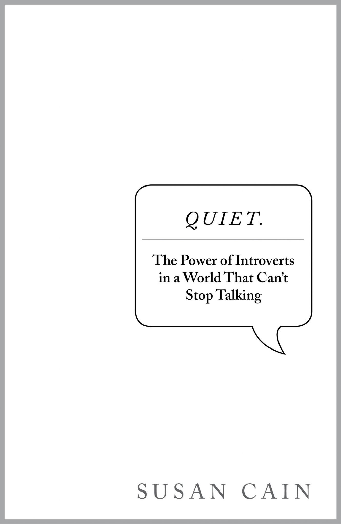 Quiet: Power of Introverts book cover